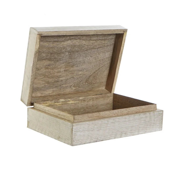 Caja Mano de Fátima - Madera