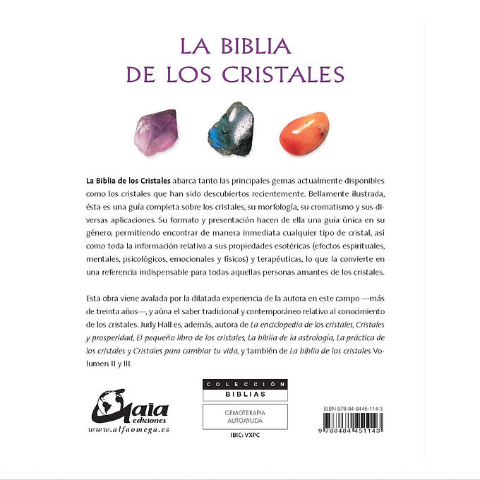 Libro "La Bíblia de los Cristales"