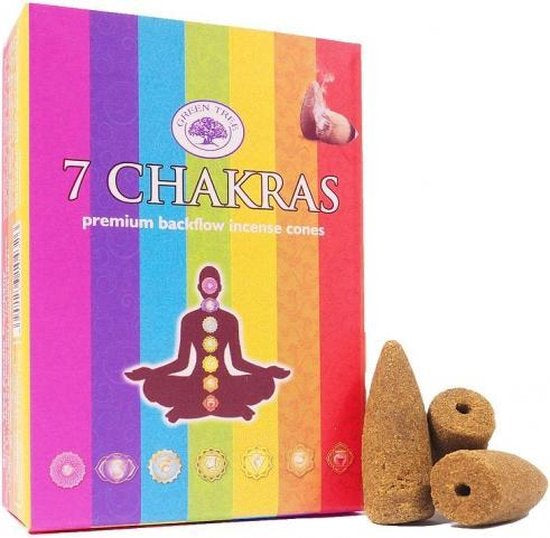 Incienso Cono Reflujo 7 Chakras