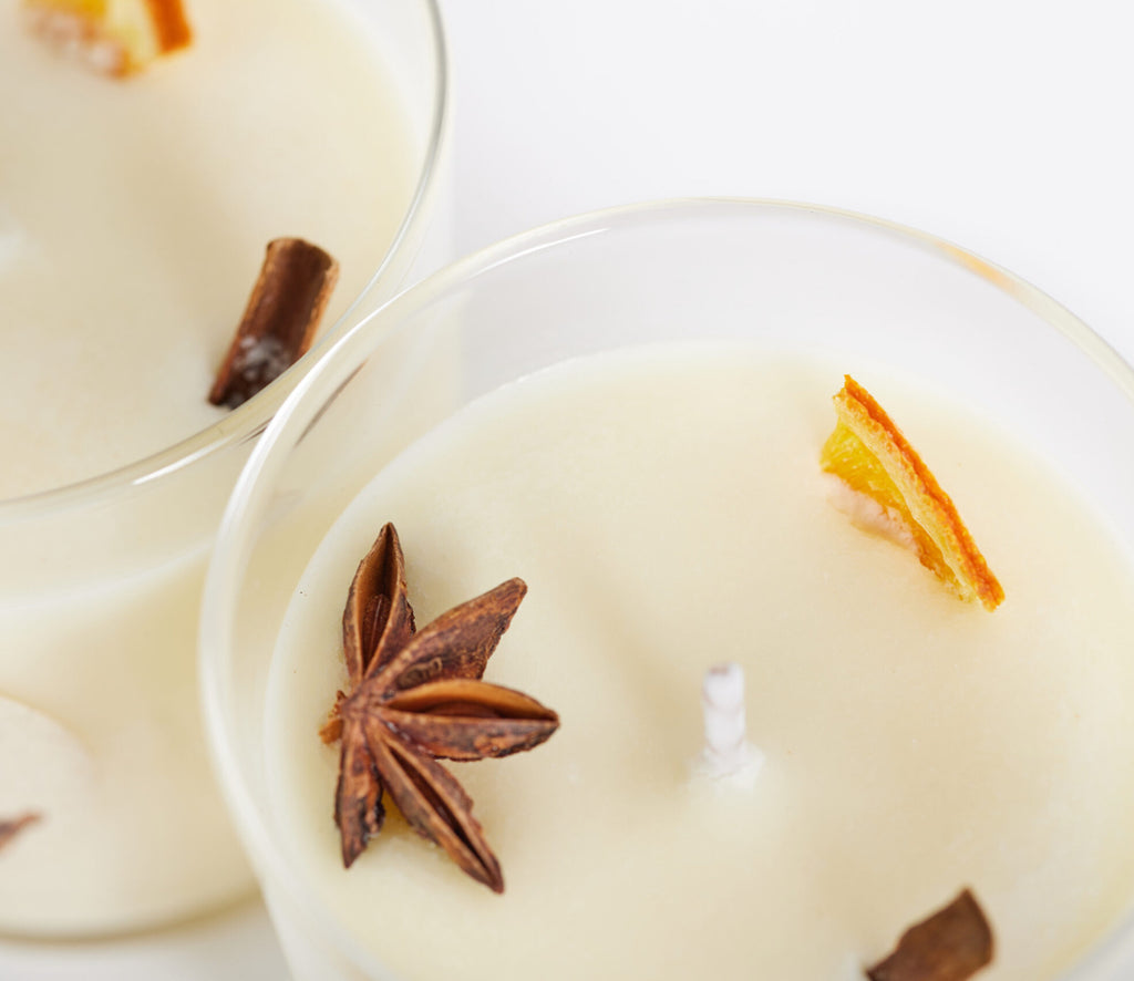 Vela Canela y Naranja