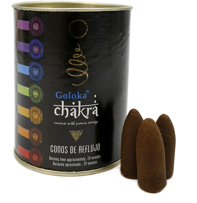 Incienso Cono Reflujo 7 Chakras