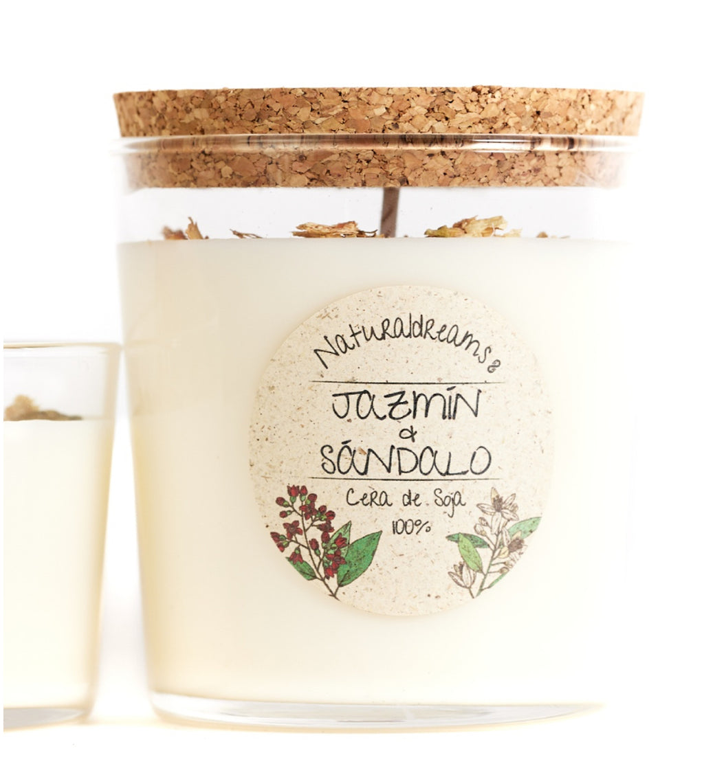 Vela Jazmín y Sándalo