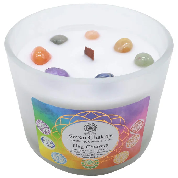 Vela Gemas 7 Chakras